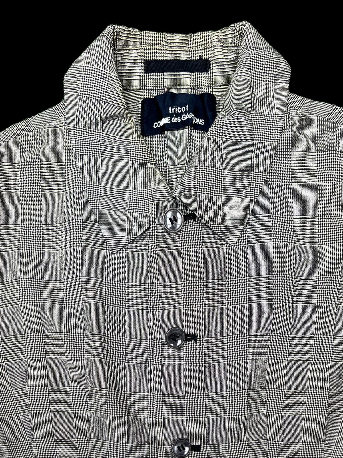 CDG by Comme des Garcons × Comme des Garcons × Comme des Garcons Homme Plus VINTAGE COMME DES GARÇONS CROPPED TOP COAT JACKET Size S / US 4 / IT 40 - 4 Thumbnail