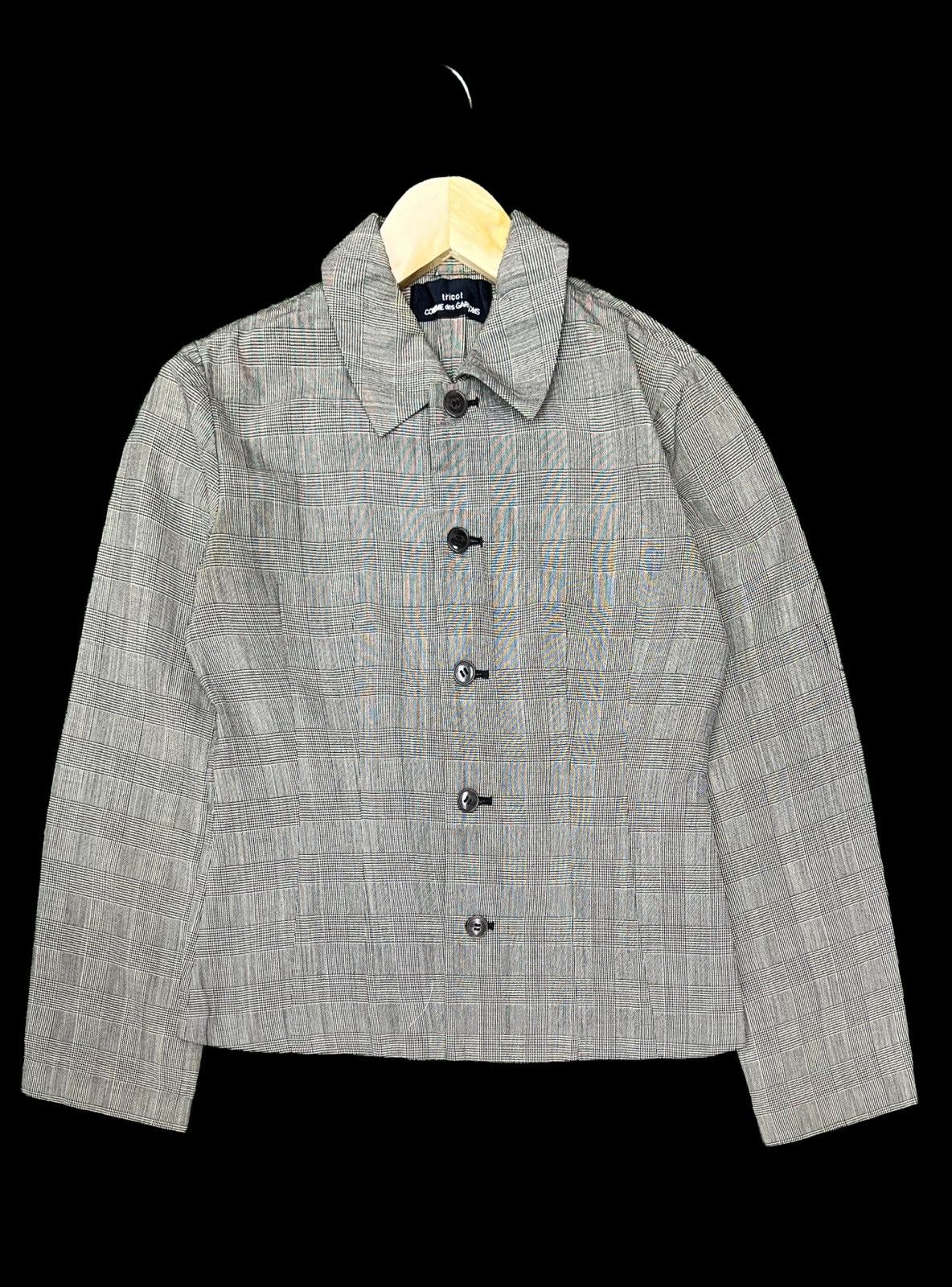 CDG by Comme des Garcons × Comme des Garcons × Comme des Garcons Homme Plus VINTAGE COMME DES GARÇONS CROPPED TOP COAT JACKET Size S / US 4 / IT 40 - 1 Thumbnail