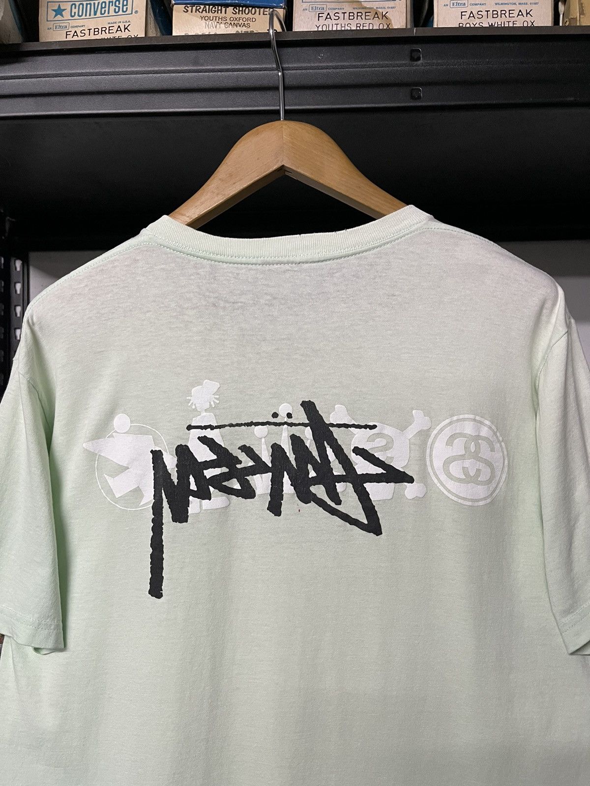 Stussy × Vintage Vintage Stussy Tribe Skateboard Tees Size US L / EU 52-54 / 3 - 4 Thumbnail