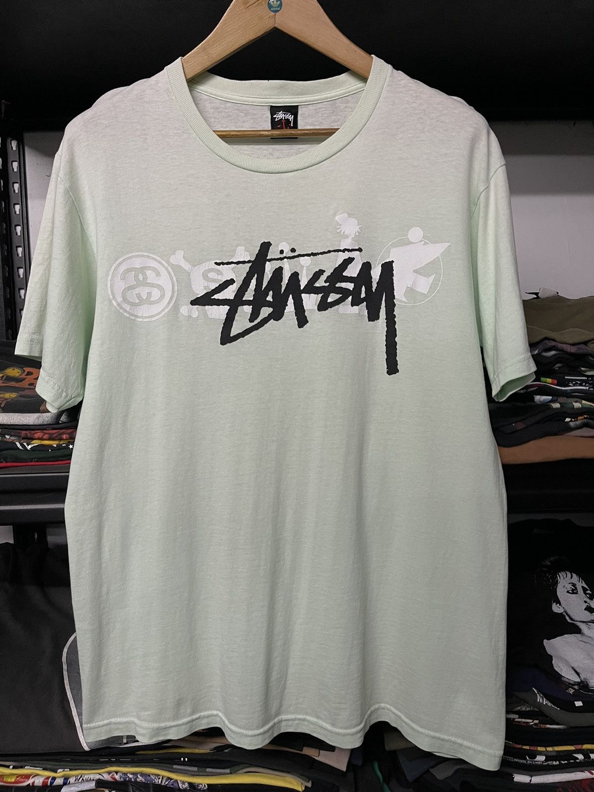 Stussy × Vintage Vintage Stussy Tribe Skateboard Tees Size US L / EU 52-54 / 3 - 1 Thumbnail