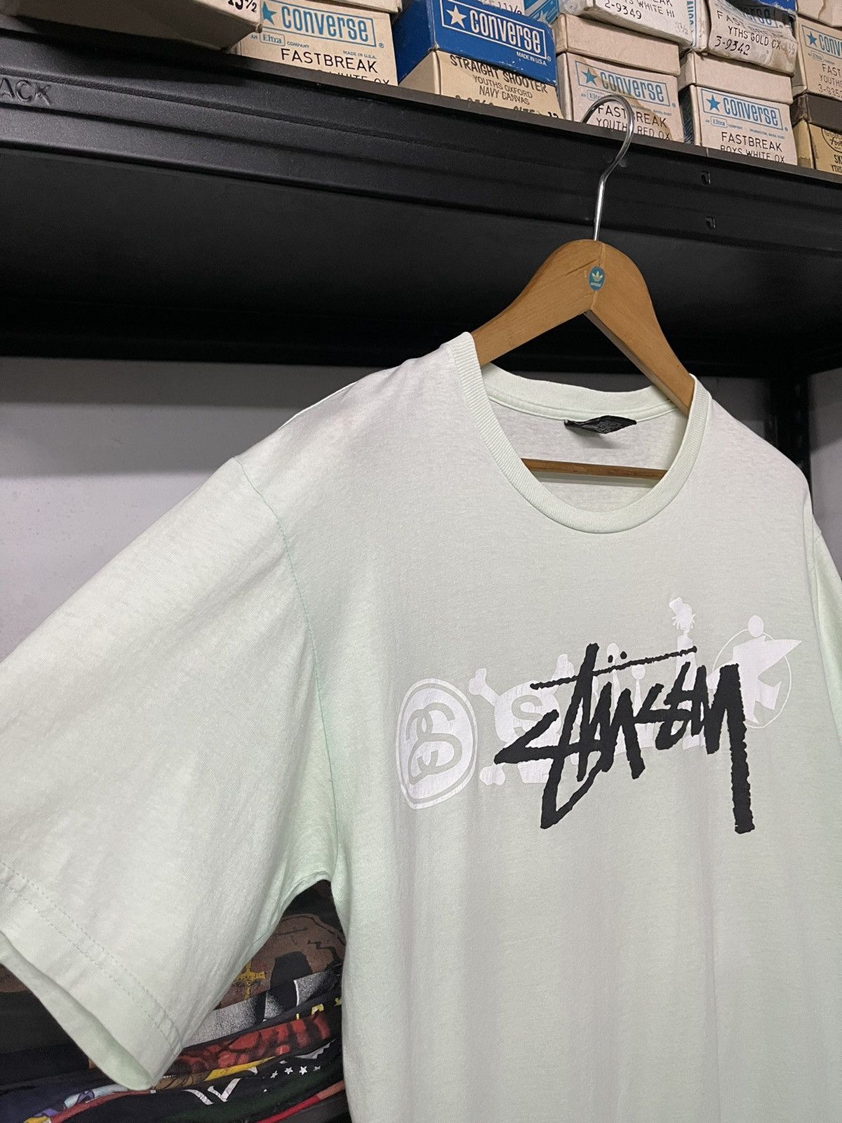 Stussy × Vintage Vintage Stussy Tribe Skateboard Tees Size US L / EU 52-54 / 3 - 9 Thumbnail