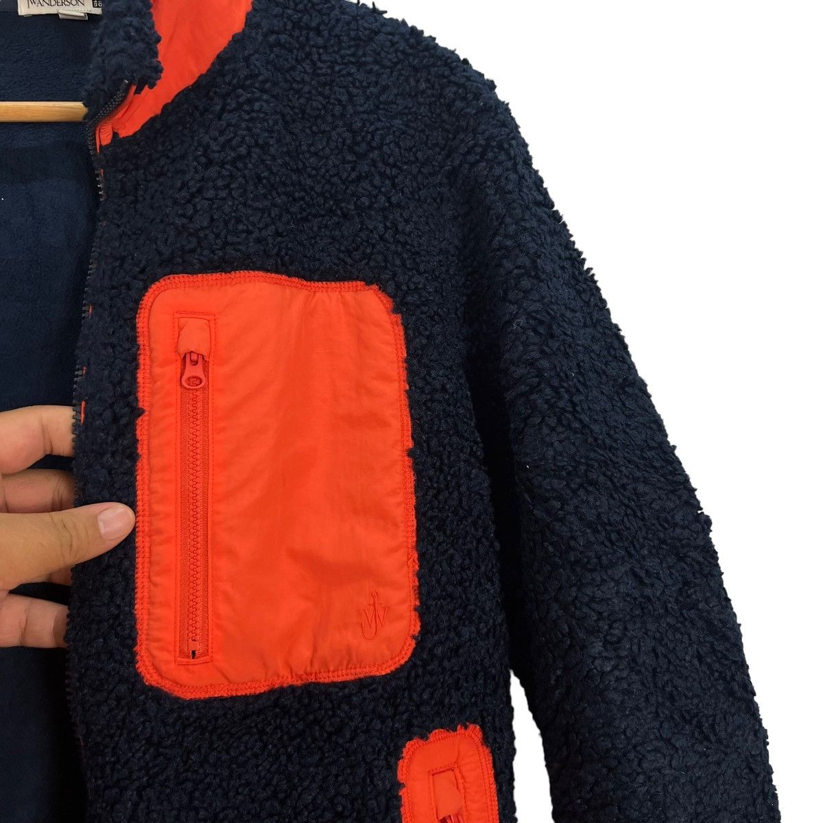 JW Anderson VINTAGE J.W.ANDERSON UNIQLO JAPAN FLEECE DIP PILE JACKET Size US M / EU 48-50 / 2 - 6 Thumbnail