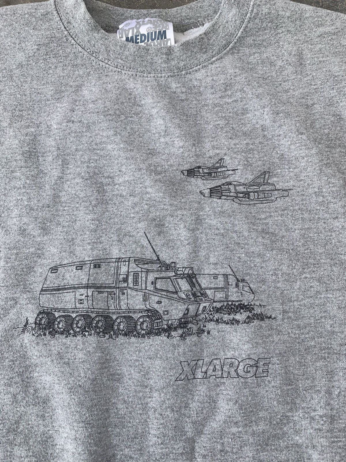 Vintage × X-LARGE × Xlarge X-Large Art War Is Over Sweatshirt Size US M / EU 48-50 / 2 - 1 Thumbnail