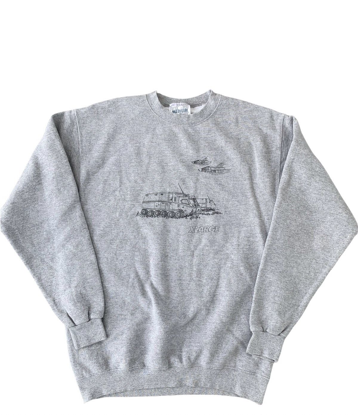 Vintage × X-LARGE × Xlarge X-Large Art War Is Over Sweatshirt Size US M / EU 48-50 / 2 - 2 Thumbnail
