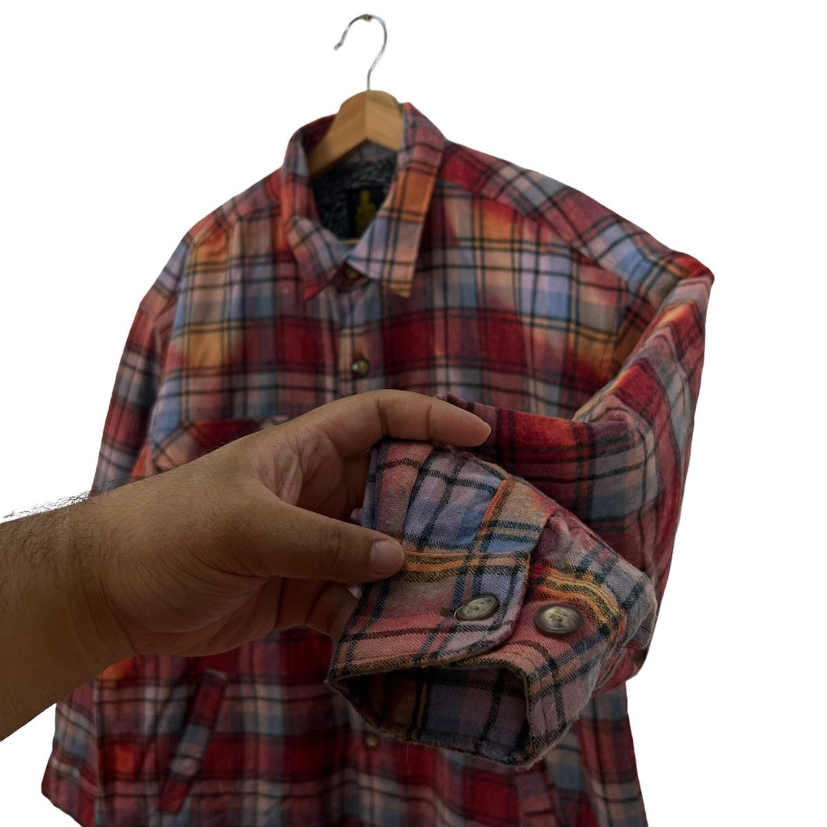 Flannel VINTAGE FLANNEL JACKET TURNING POINT FLEECE LINING TARTAN Size US L / EU 52-54 / 3 - 4 Thumbnail
