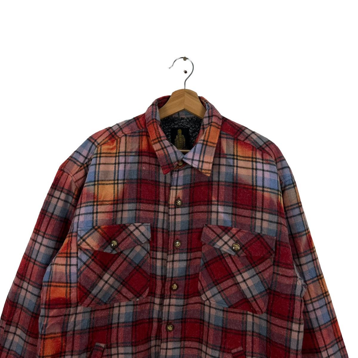 Flannel VINTAGE FLANNEL JACKET TURNING POINT FLEECE LINING TARTAN Size US L / EU 52-54 / 3 - 3 Thumbnail