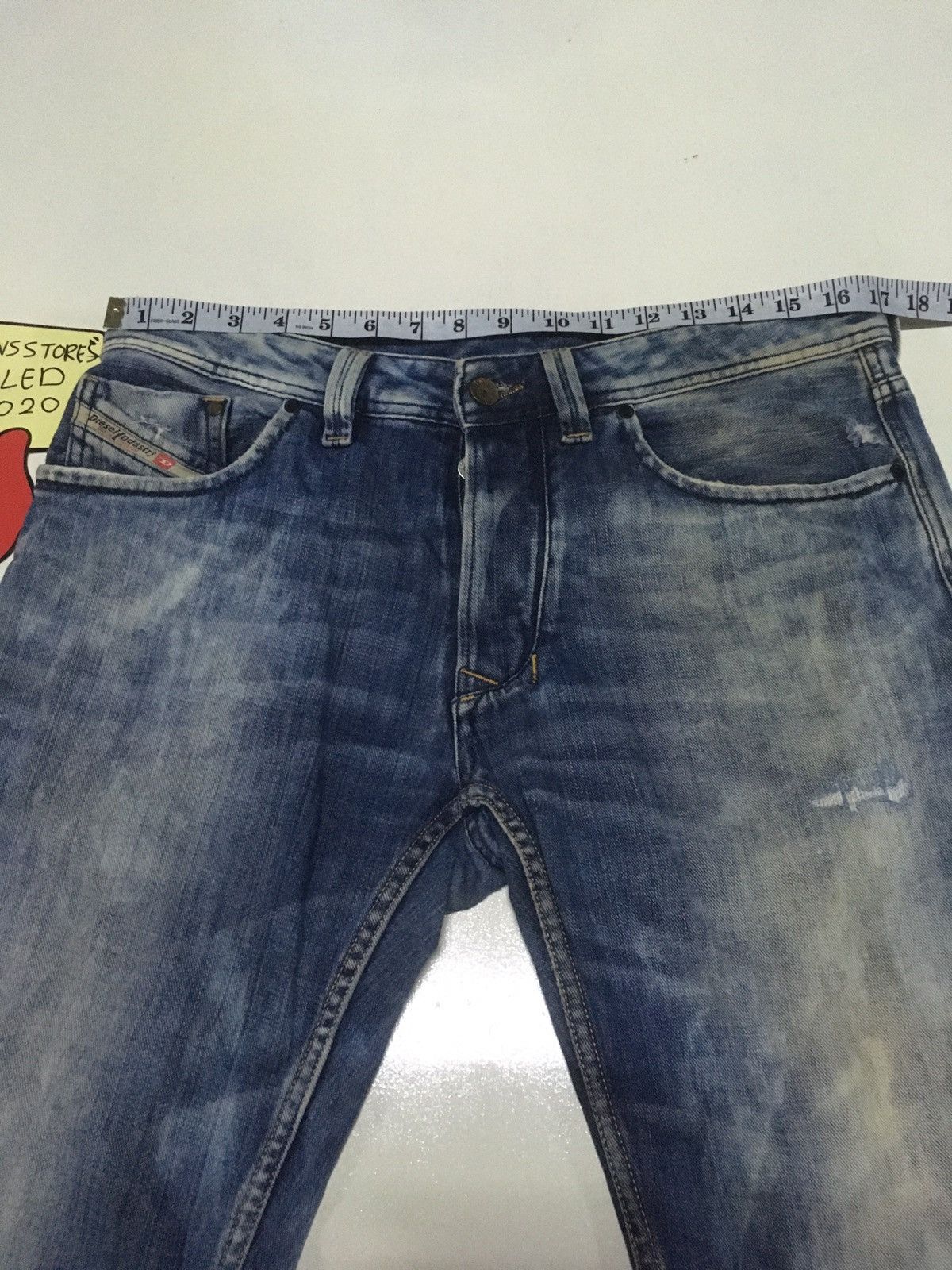 Diesel × Vintage Vintage diesel distressed denim Size US 34 / EU 50 - 4 Thumbnail