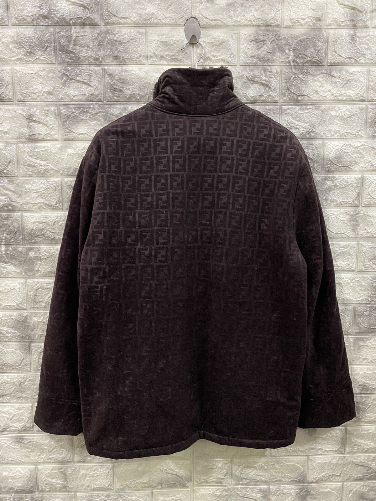 Fendi Vintage Fendi Faux-Fur Collar Jacket Size US M / EU 48-50 / 2 - 5 Thumbnail