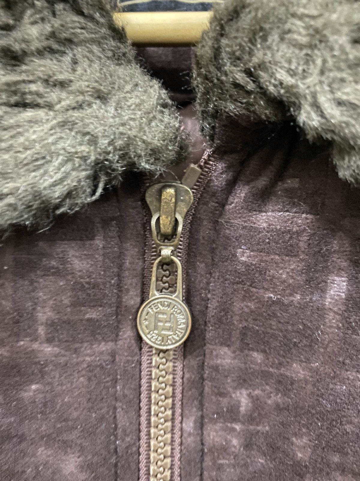 Fendi Vintage Fendi Faux-Fur Collar Jacket Size US M / EU 48-50 / 2 - 12 Thumbnail