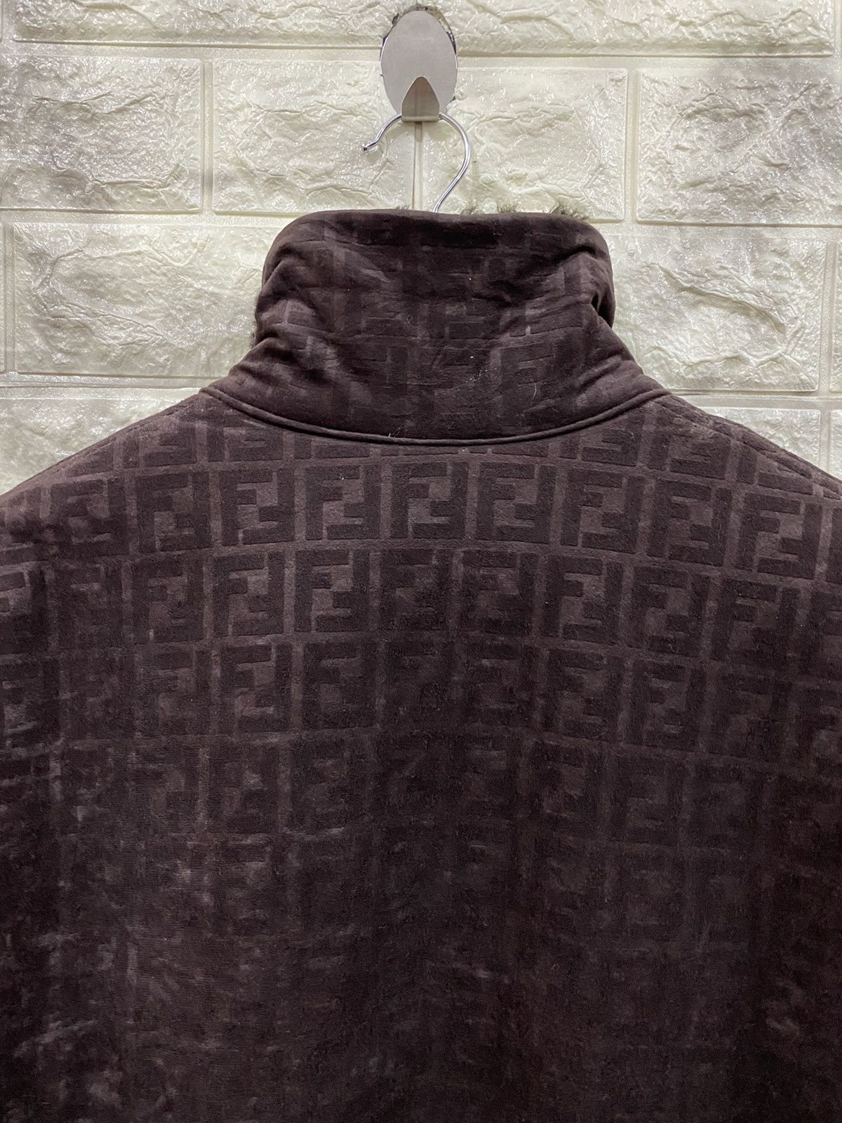 Fendi Vintage Fendi Faux-Fur Collar Jacket Size US M / EU 48-50 / 2 - 9 Thumbnail