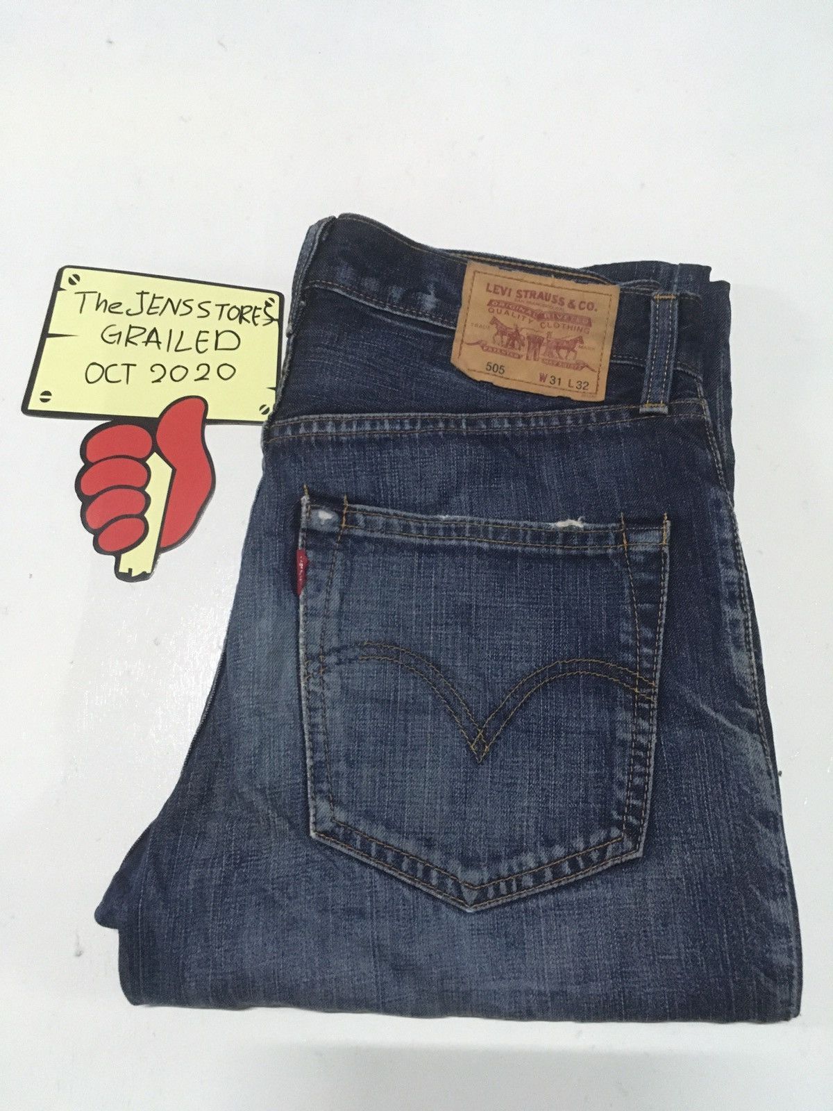 Levi's × Vintage Vintage Levi’s lot 505 distressed jeans Japan Size US 31 - 1 Thumbnail