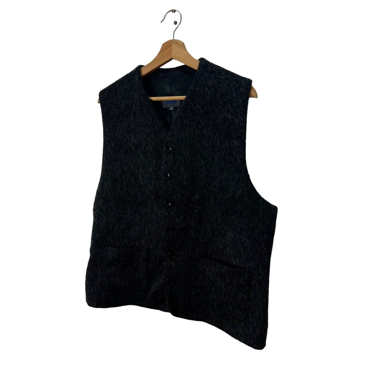 Vintage VINTAGE MOHAIR KENZO VEST TANK TOP WAIST COATS Size US M / EU 48-50 / 2 - 1 Thumbnail