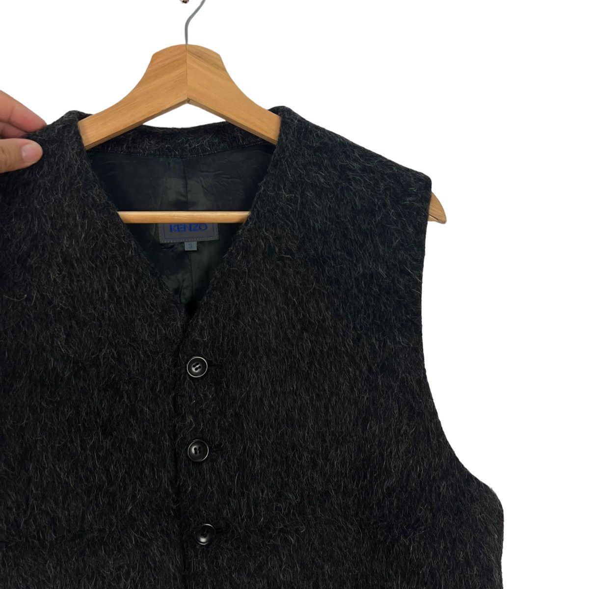 Vintage VINTAGE MOHAIR KENZO VEST TANK TOP WAIST COATS Size US M / EU 48-50 / 2 - 4 Thumbnail