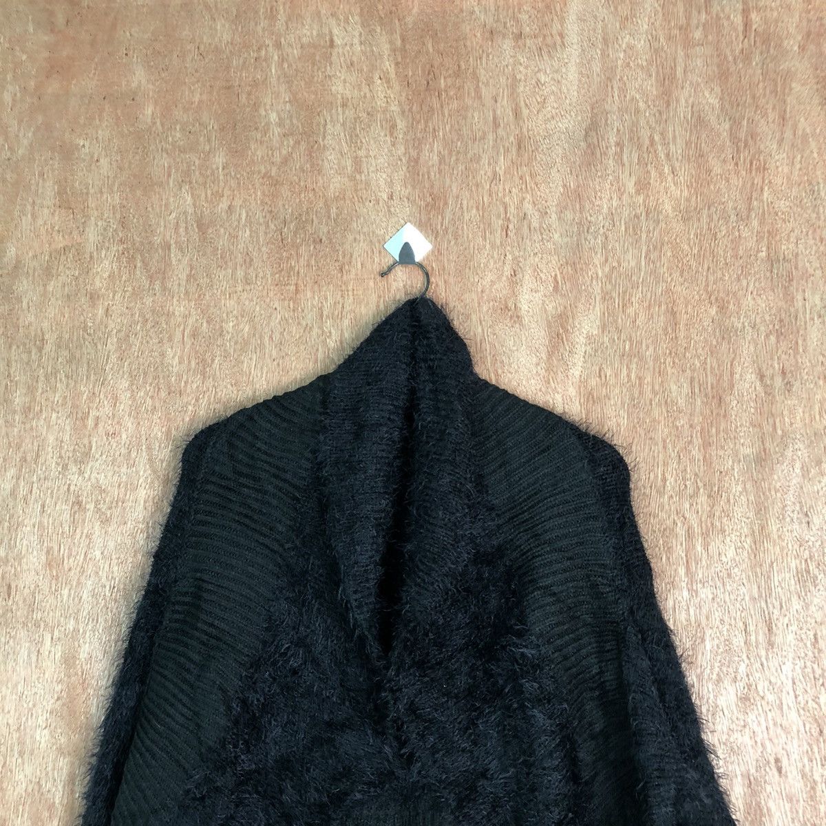 Japanese Brand Jades Black Shag Shaggy Fur Mohair Baggy #6549 Size US M / EU 48-50 / 2 - 2 Thumbnail