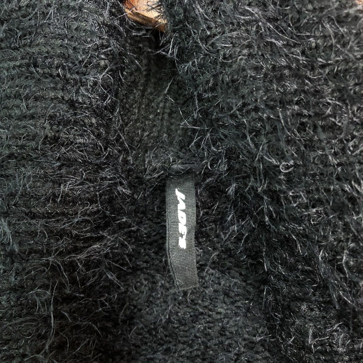 Japanese Brand Jades Black Shag Shaggy Fur Mohair Baggy #6549 Size US M / EU 48-50 / 2 - 8 Thumbnail