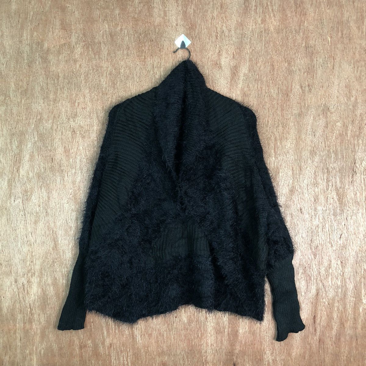 Japanese Brand Jades Black Shag Shaggy Fur Mohair Baggy #6549 Size US M / EU 48-50 / 2 - 1 Thumbnail