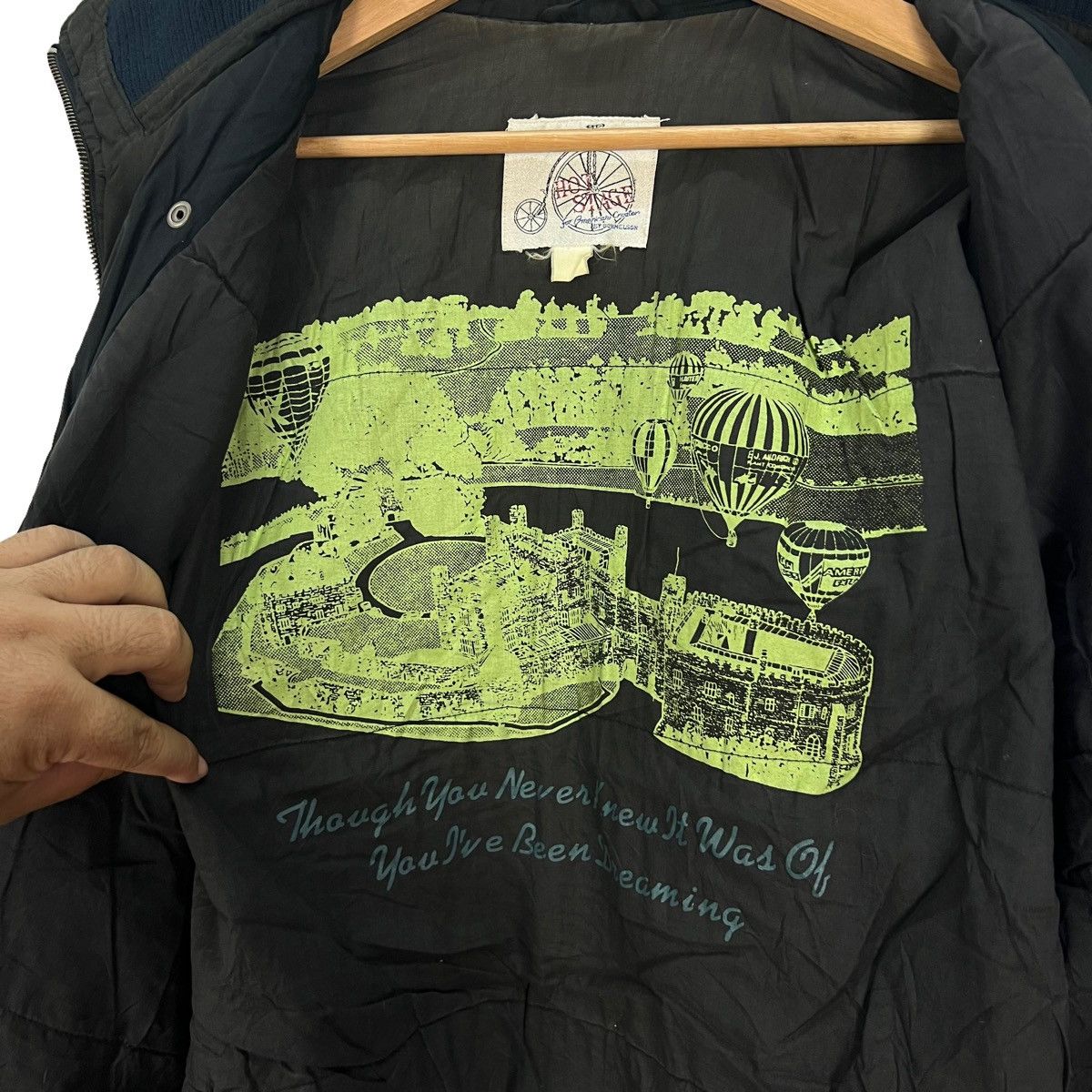 Vintage VINTAGE BOMBER JACKET BIG LOGO HOT STAGE JAPAN Size US M / EU 48-50 / 2 - 7 Thumbnail