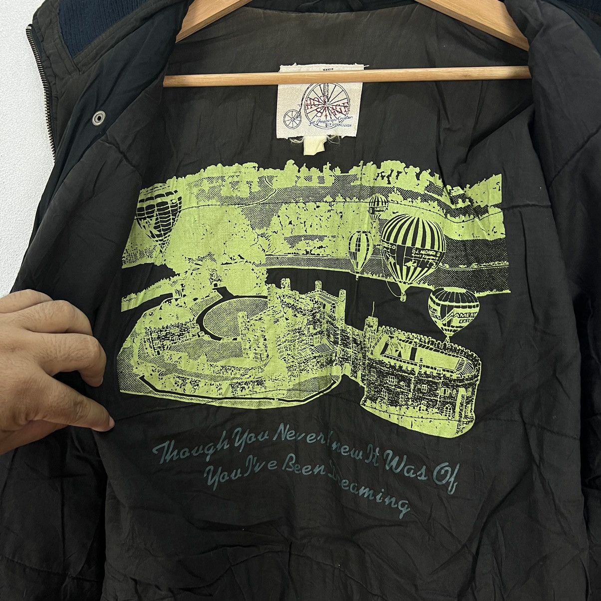 Vintage VINTAGE BOMBER JACKET BIG LOGO HOT STAGE JAPAN Size US M / EU 48-50 / 2 - 12 Thumbnail