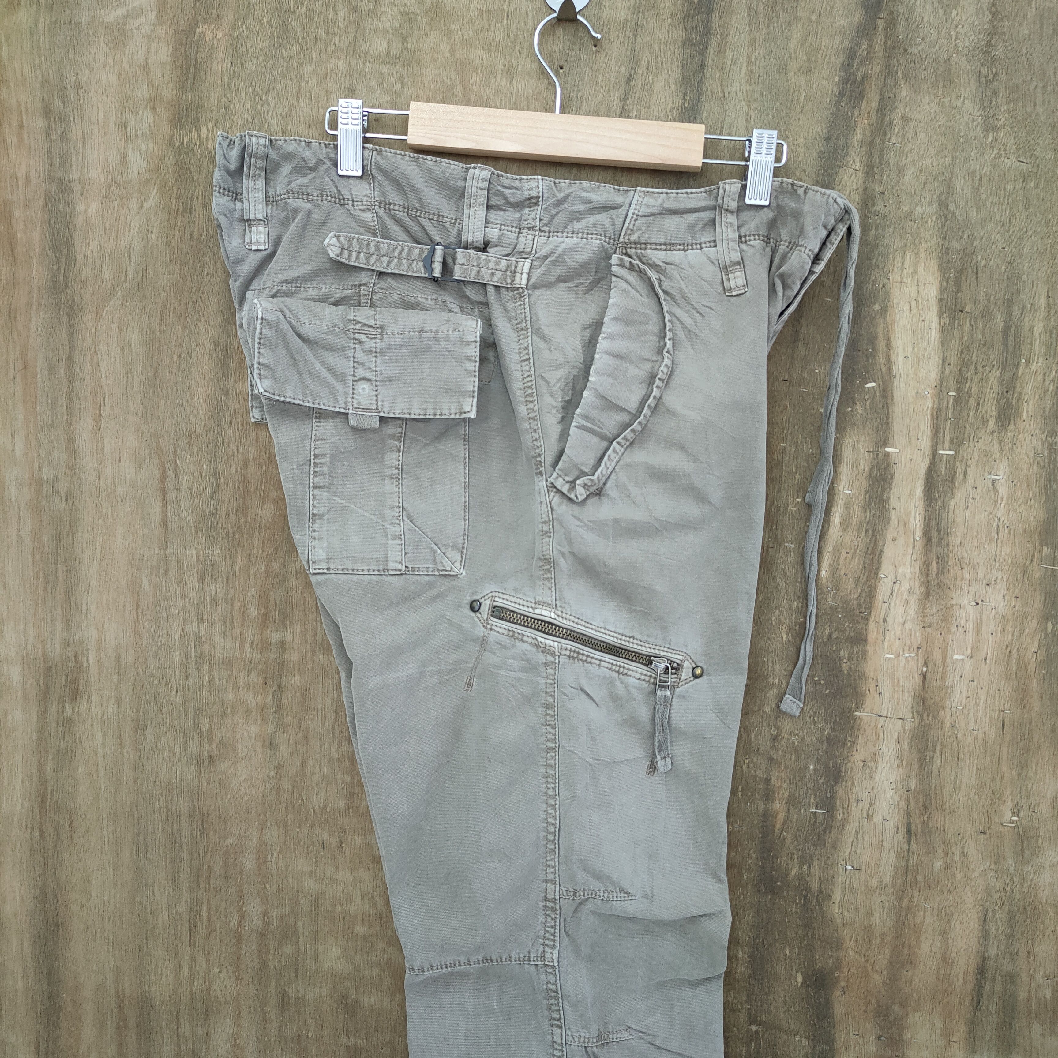 Japanese Brand VINTAGE JAPAN FADED TAN CARGO PANTS Size US 32 / EU 48 - 8 Thumbnail
