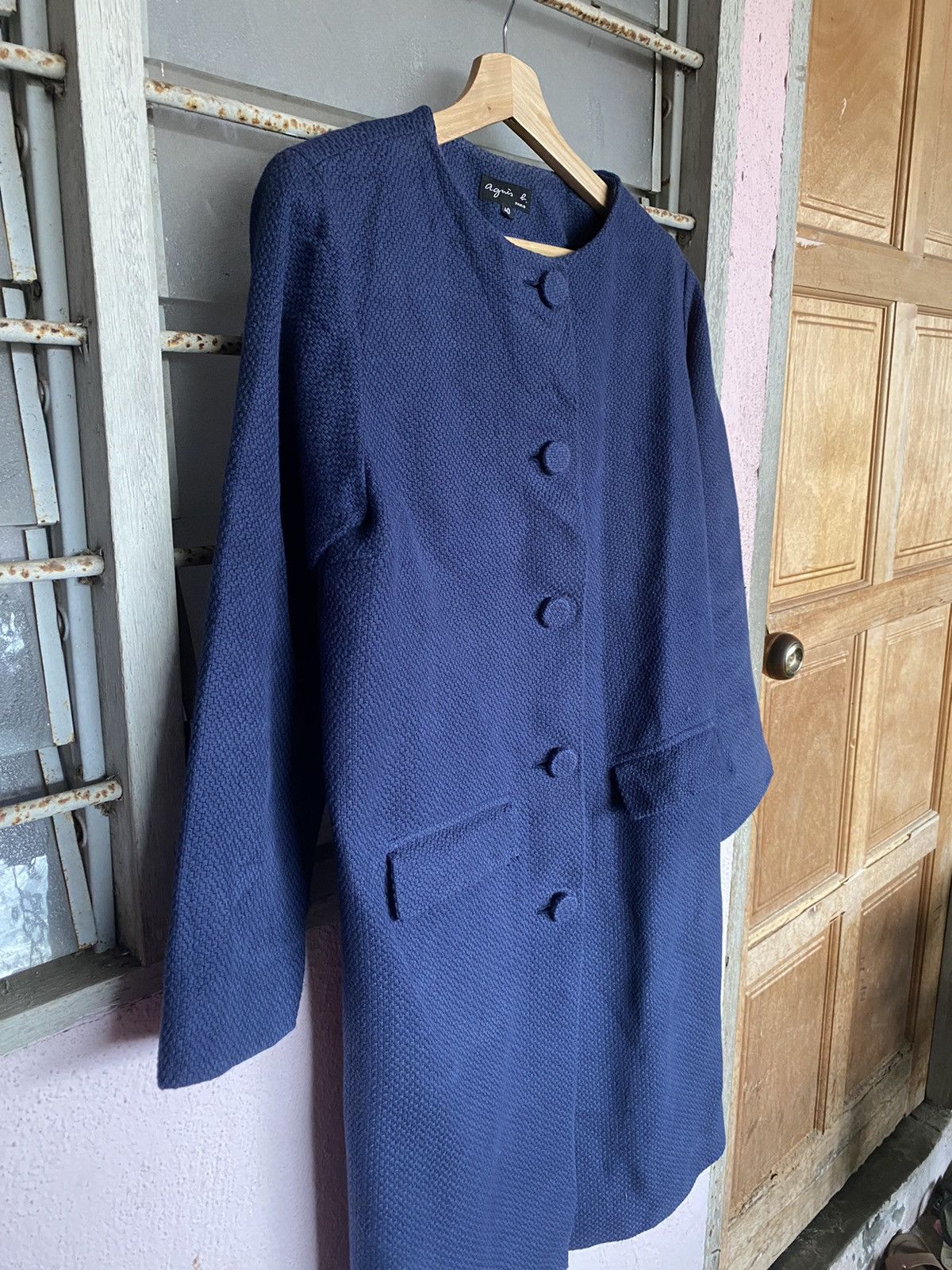Designer × Vintage × agnes b. ⚡️Light layer⚡️Vintage Agnes B. Long Jacket Size L / US 10 / IT 46 - 3 Thumbnail