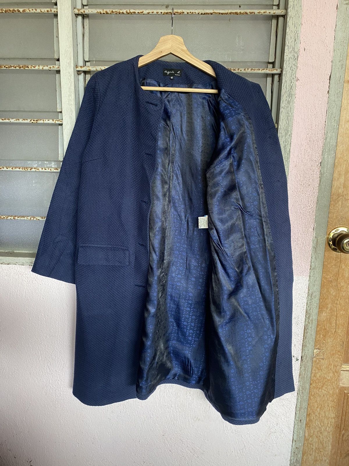 Designer × Vintage × agnes b. ⚡️Light layer⚡️Vintage Agnes B. Long Jacket Size L / US 10 / IT 46 - 6 Thumbnail
