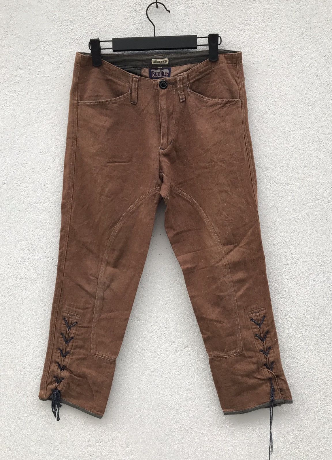 Blue Blue Japan Blue Blue Cropped Pants Size US 30 / EU 46 - 1 Thumbnail