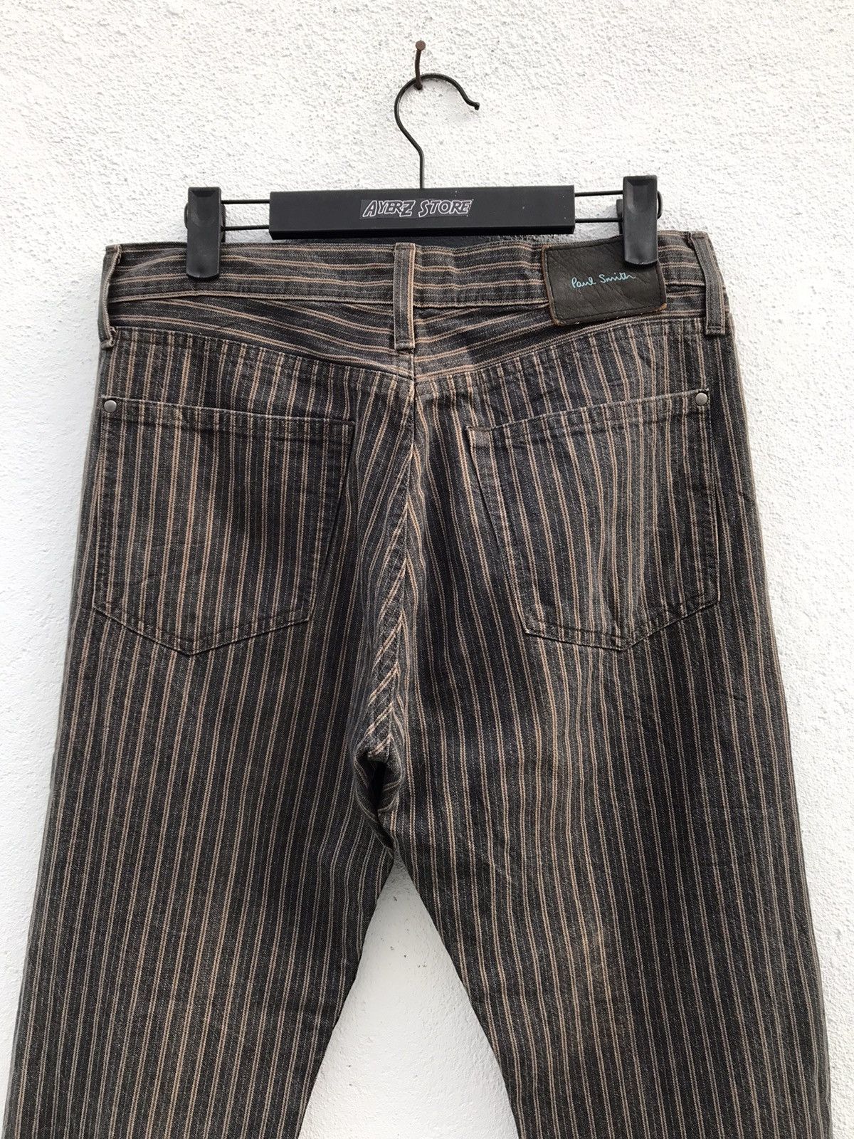 Paul Smith Made In JaPan Paul Smith Jeans Hickory Stripe Jeans Size US 30 / EU 46 - 7 Thumbnail