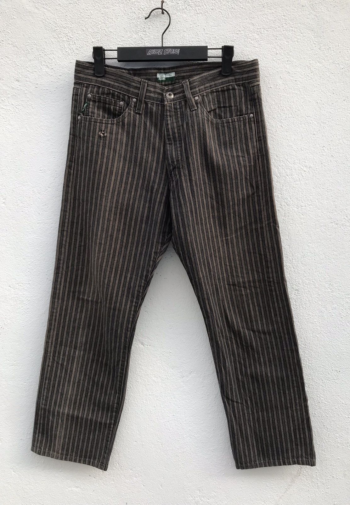 Paul Smith Made In JaPan Paul Smith Jeans Hickory Stripe Jeans Size US 30 / EU 46 - 1 Thumbnail