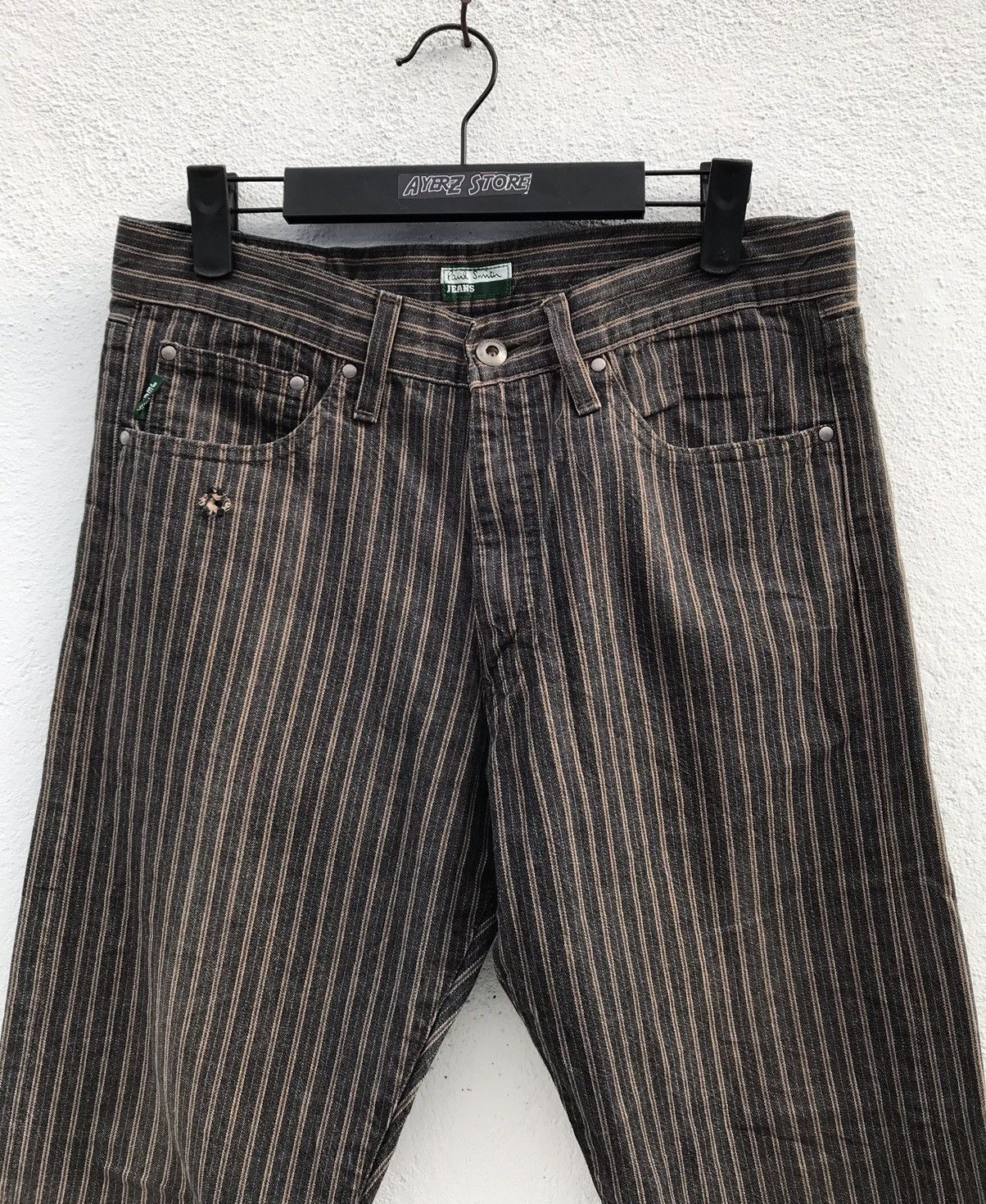 Paul Smith Made In JaPan Paul Smith Jeans Hickory Stripe Jeans Size US 30 / EU 46 - 2 Thumbnail