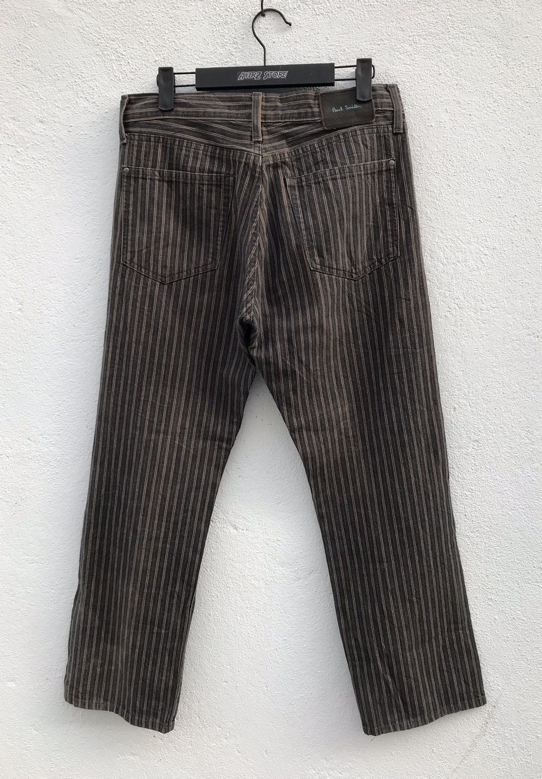 Paul Smith Made In JaPan Paul Smith Jeans Hickory Stripe Jeans Size US 30 / EU 46 - 6 Thumbnail