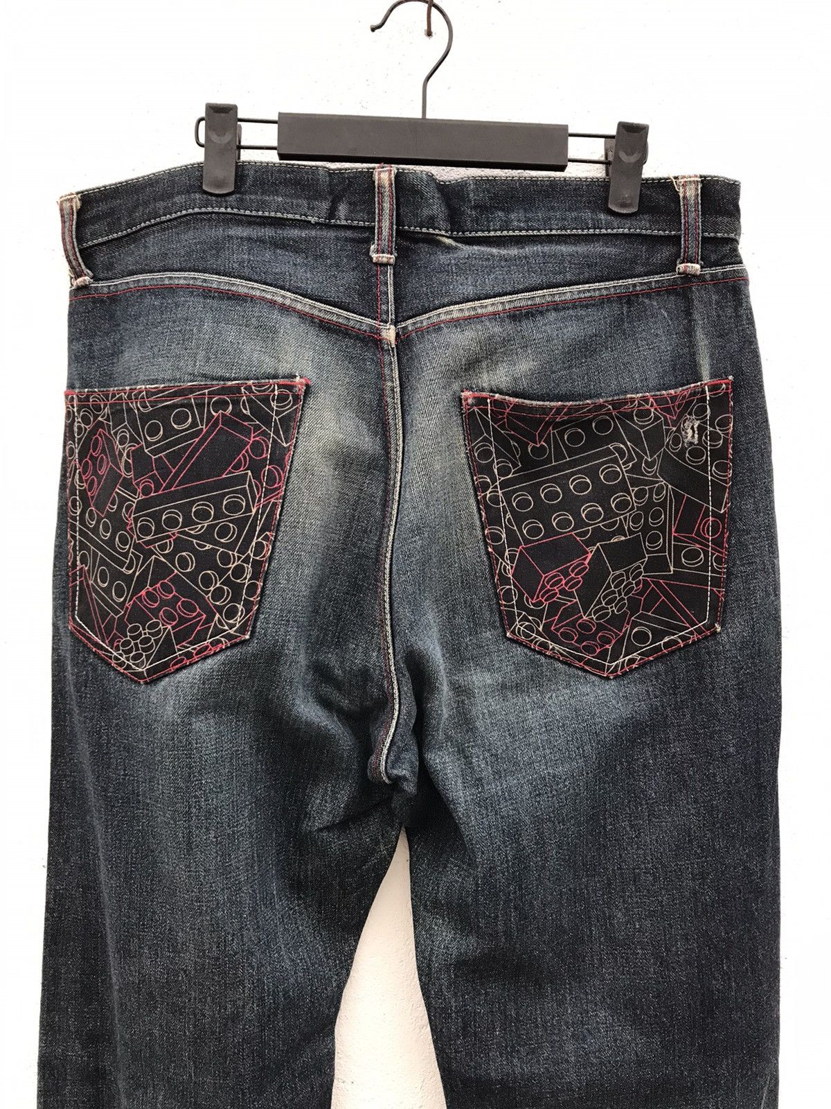 Japanese Brand Made In Japan Leflah Lego pocket design jeans Size US 36 / EU 52 - 1 Thumbnail