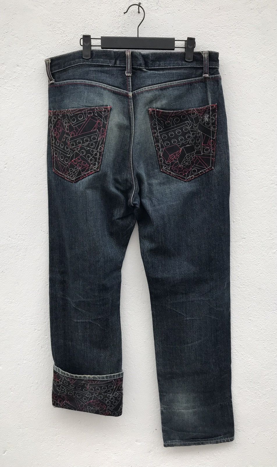 Japanese Brand Made In Japan Leflah Lego pocket design jeans Size US 36 / EU 52 - 7 Thumbnail