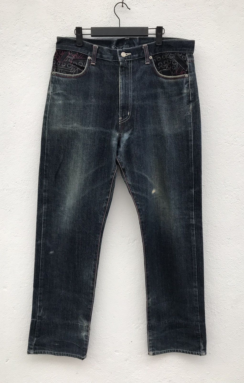 Japanese Brand Made In Japan Leflah Lego pocket design jeans Size US 36 / EU 52 - 2 Thumbnail