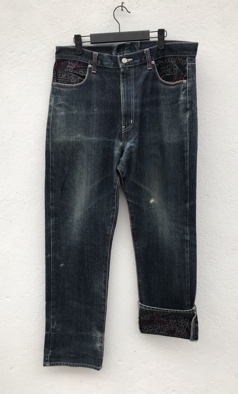 Japanese Brand Made In Japan Leflah Lego pocket design jeans Size US 36 / EU 52 - 6 Thumbnail