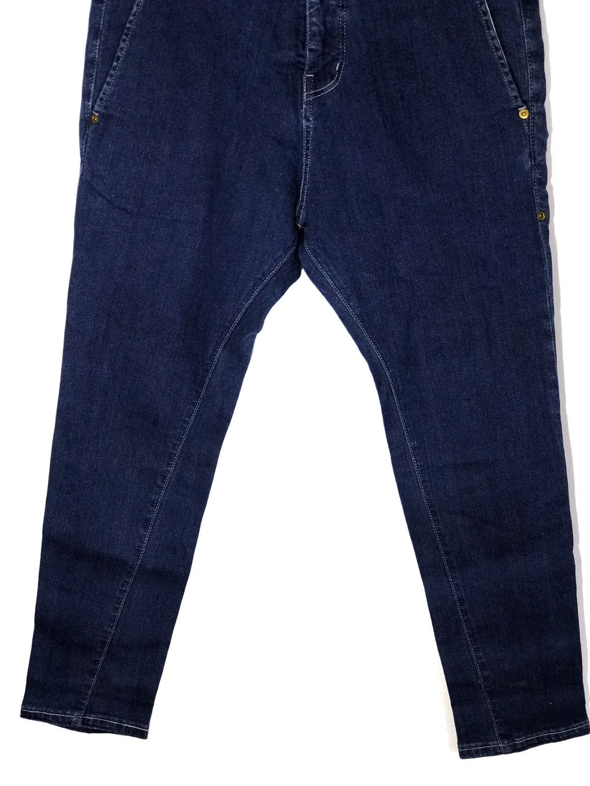 Issey Miyake Mercibeaucoup Double Waist Low Crotch Slim Jeans Eri Utsugi Size US 32 / EU 48 - 6 Thumbnail