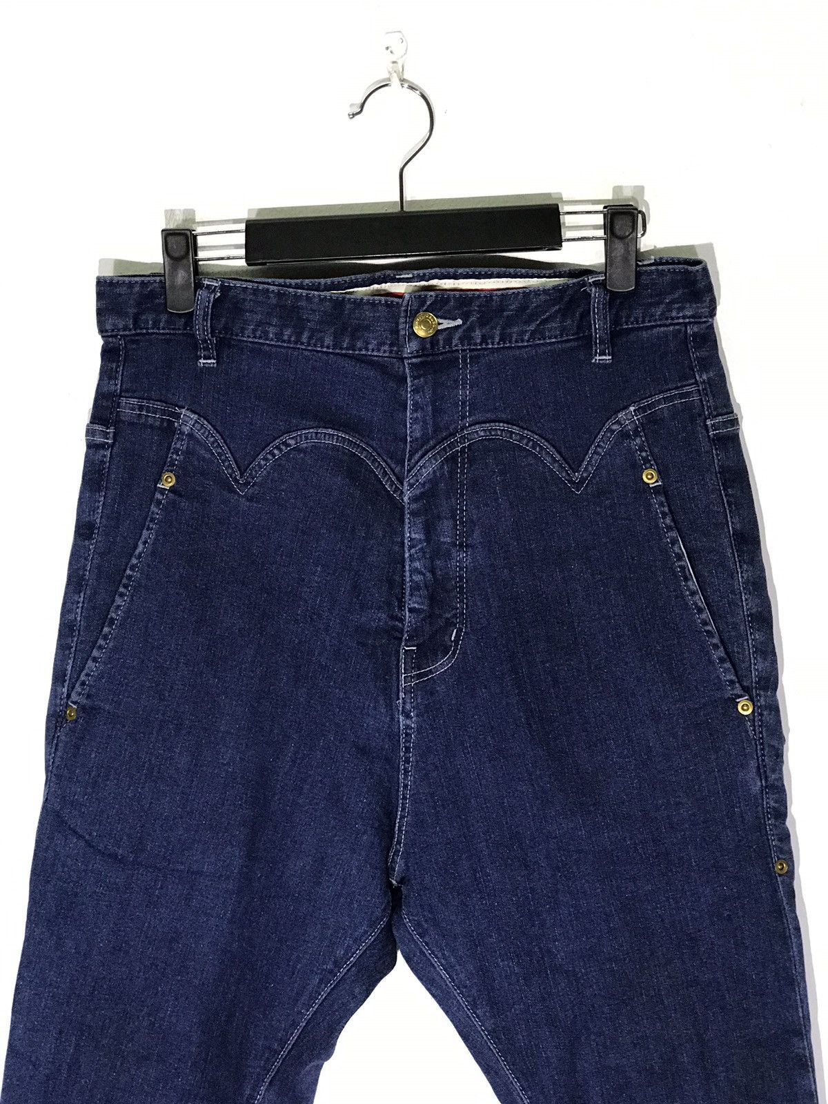 Issey Miyake Mercibeaucoup Double Waist Low Crotch Slim Jeans Eri Utsugi Size US 32 / EU 48 - 2 Thumbnail