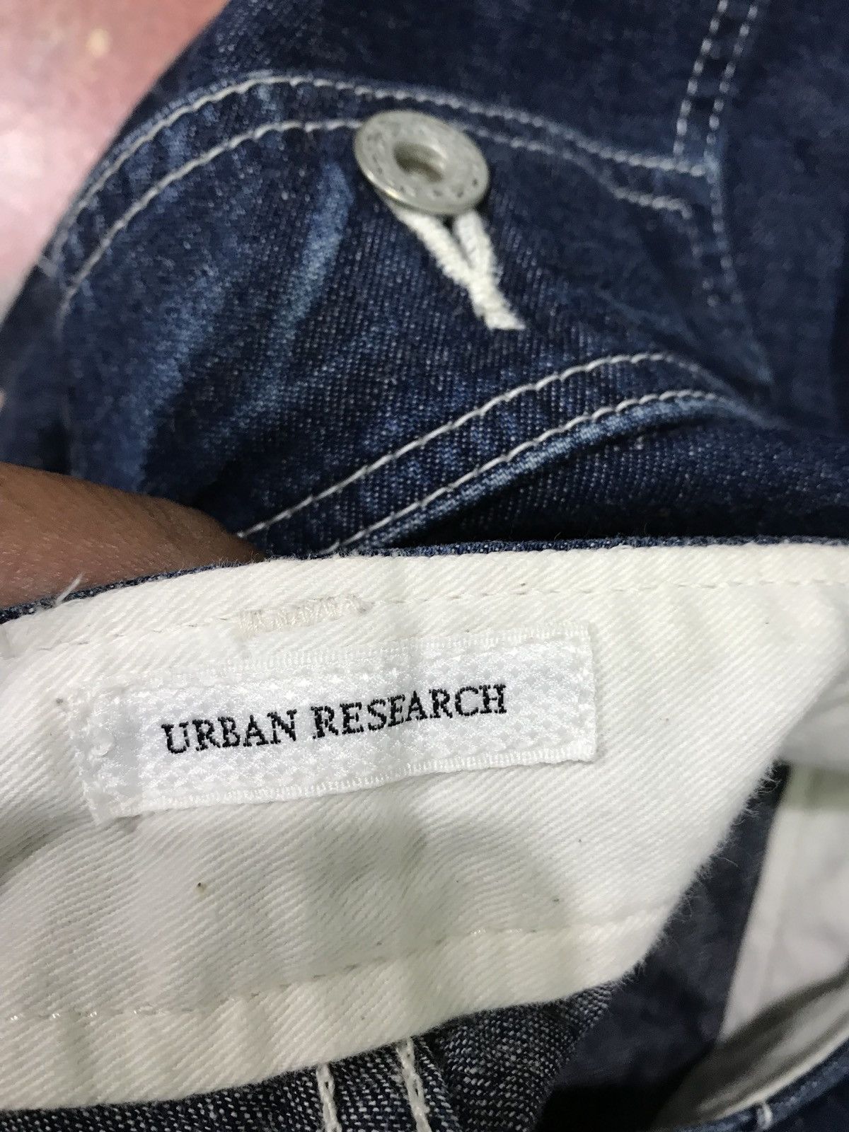 Japanese Brand × URBAN RESEARCH DOORS Urban Research Light Denim Baker Fatigue Pants Made In Japan Size US 32 / EU 48 - 8 Thumbnail