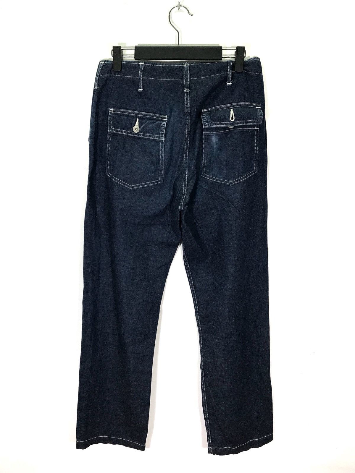Japanese Brand × URBAN RESEARCH DOORS Urban Research Light Denim Baker Fatigue Pants Made In Japan Size US 32 / EU 48 - 2 Thumbnail