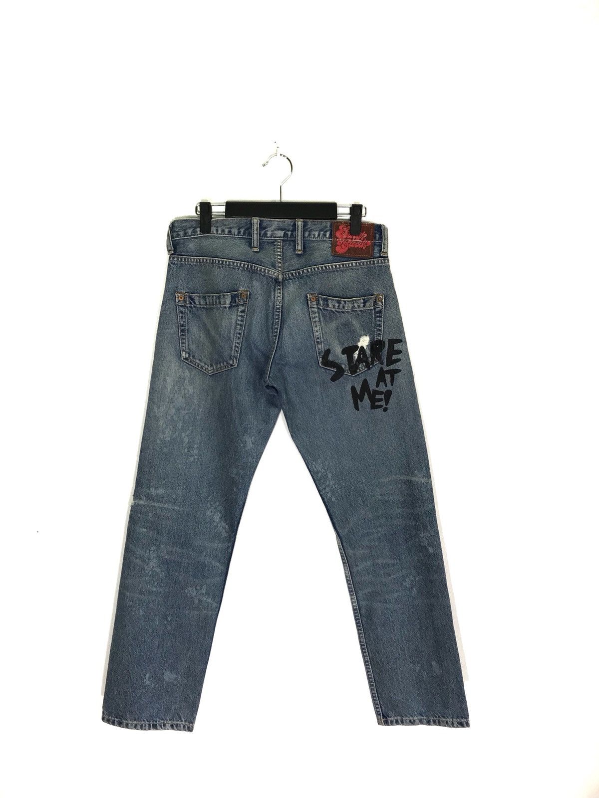 If Six Was Nine × Japanese Brand Sweats & Bloods RNA Inc Distressed Rips Faded Jeans Size US 32 / EU 48 - 6 Thumbnail