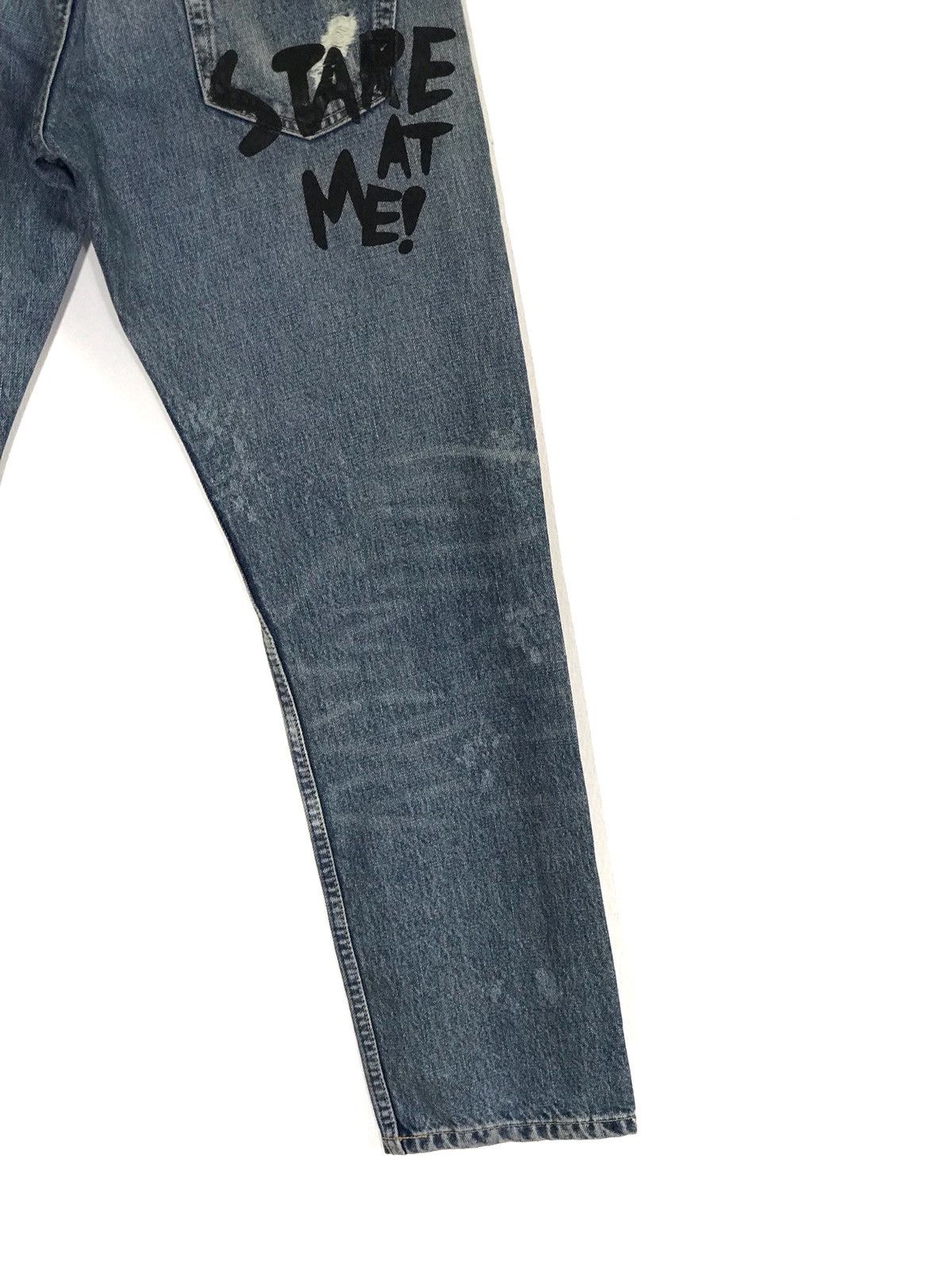 If Six Was Nine × Japanese Brand Sweats & Bloods RNA Inc Distressed Rips Faded Jeans Size US 32 / EU 48 - 8 Thumbnail