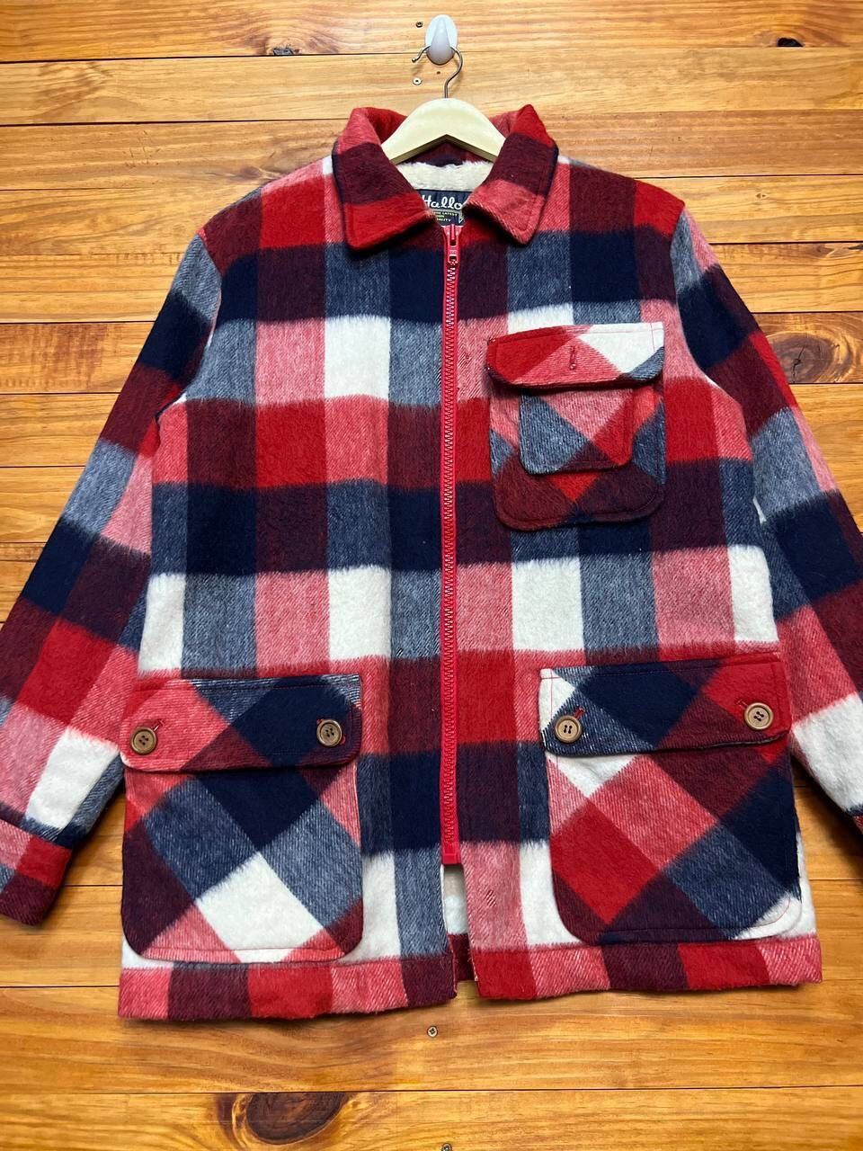 Japanese Brand WOOL PLAID JACKET Size US M / EU 48-50 / 2 - 4 Thumbnail