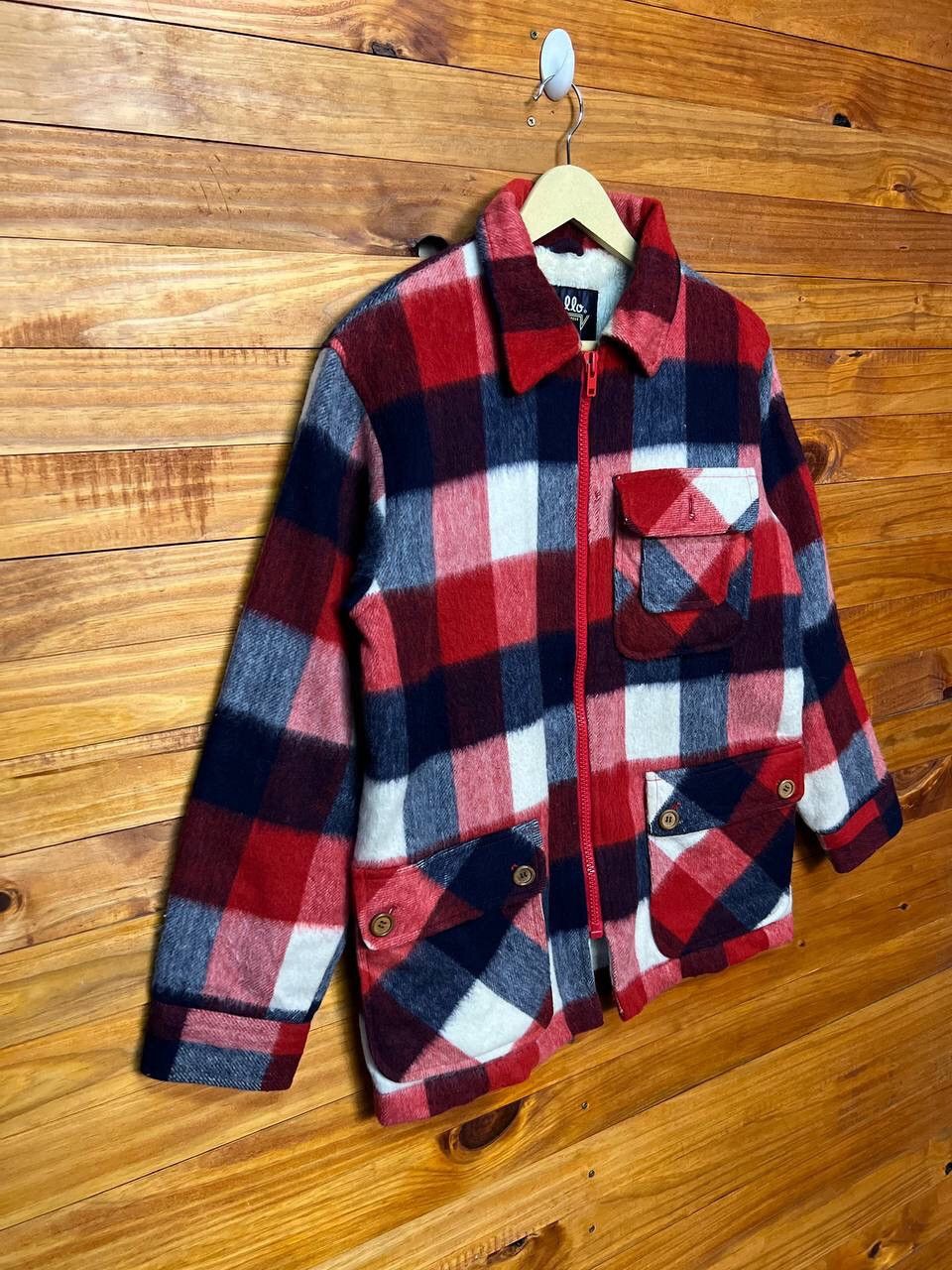 Japanese Brand WOOL PLAID JACKET Size US M / EU 48-50 / 2 - 2 Thumbnail