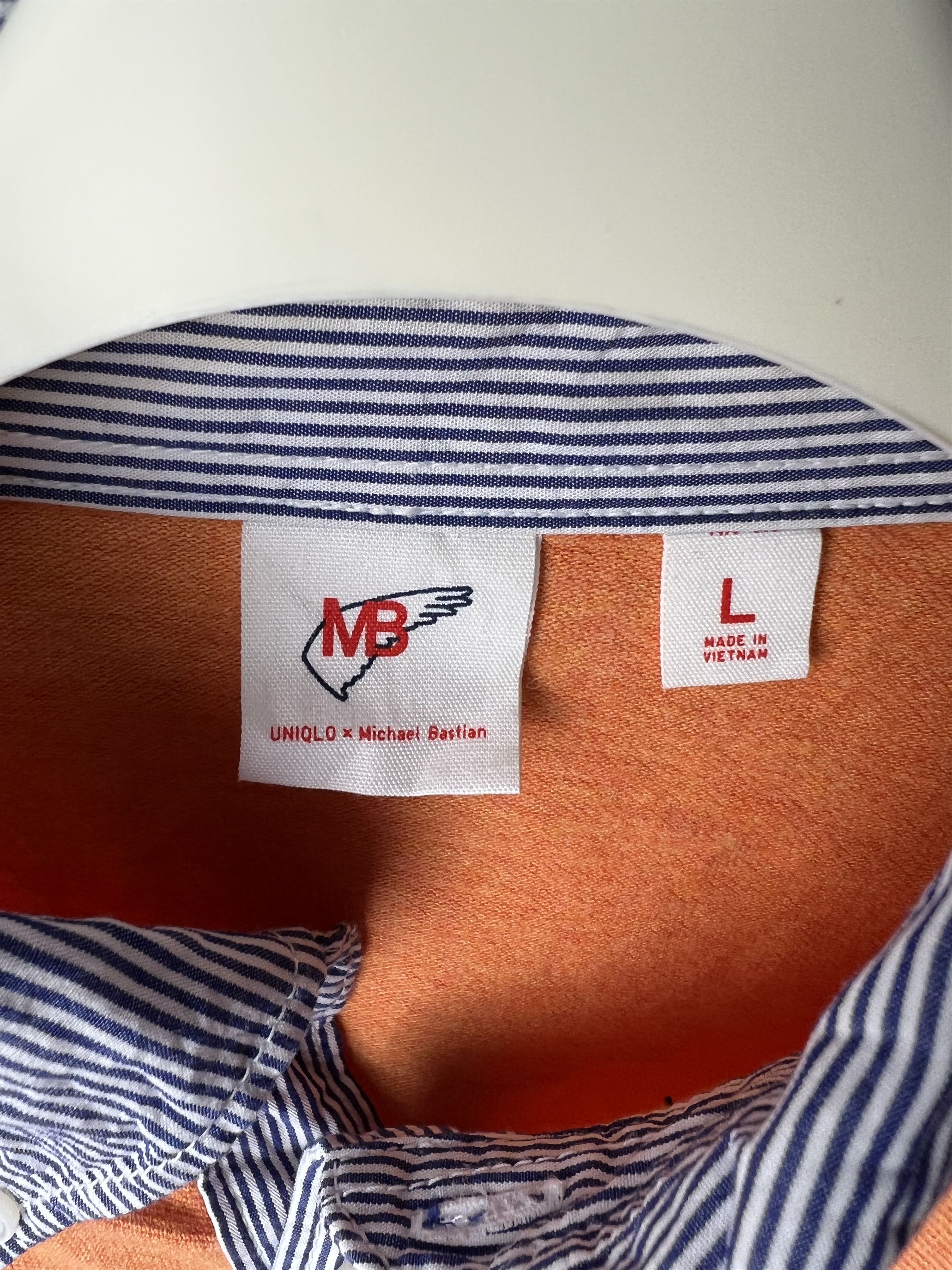 Japanese Brand 🔥Orange Uniqlo x Michael Bastian Polo Tees Size US M / EU 48-50 / 2 - 10 Thumbnail