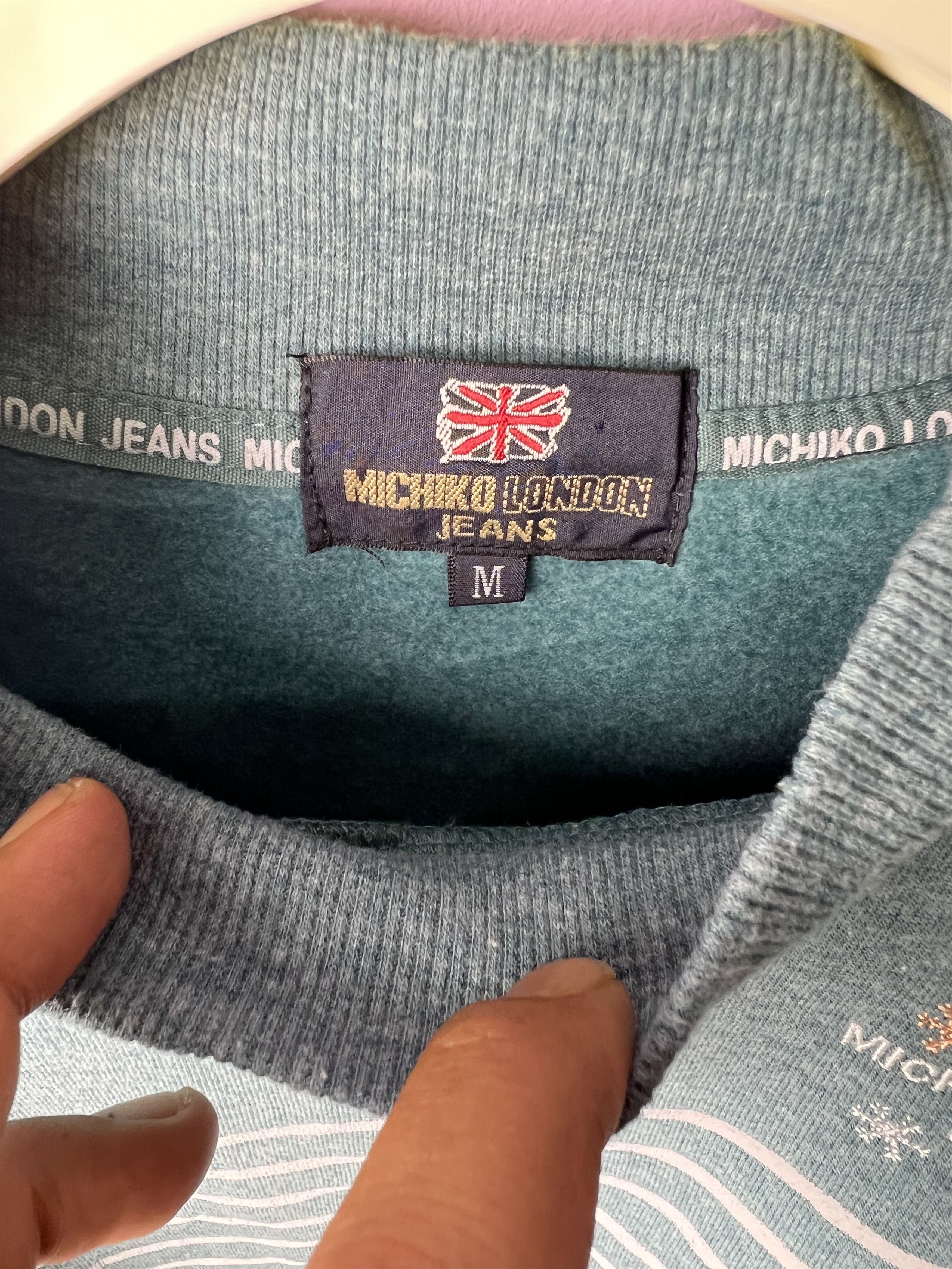 Michiko Koshino London 🔥Michiko London Jeans Stripe Sweatshirts Size US S / EU 44-46 / 1 - 10 Thumbnail