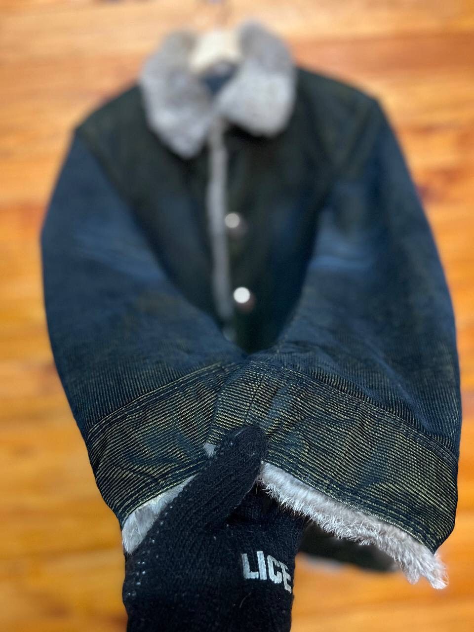 Japanese Brand SEMANTIC DESIGN FUR COLLAR LINED JACKET Size US M / EU 48-50 / 2 - 4 Thumbnail