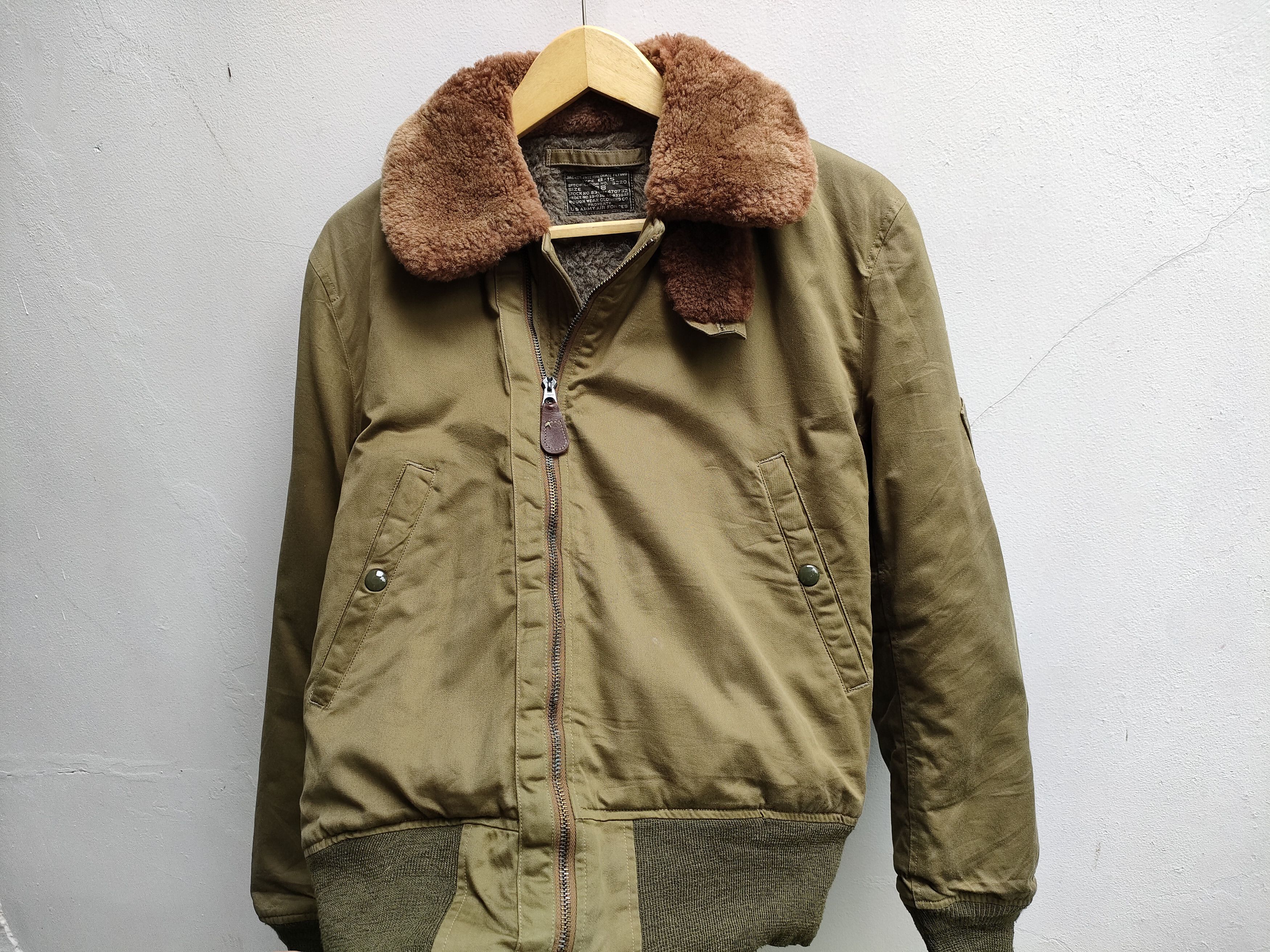 Buzz Rickson's Fit S to M, Buzzrickson's B-15 Rough Wear Clothing Jacket Size US M / EU 48-50 / 2 - 4 Thumbnail