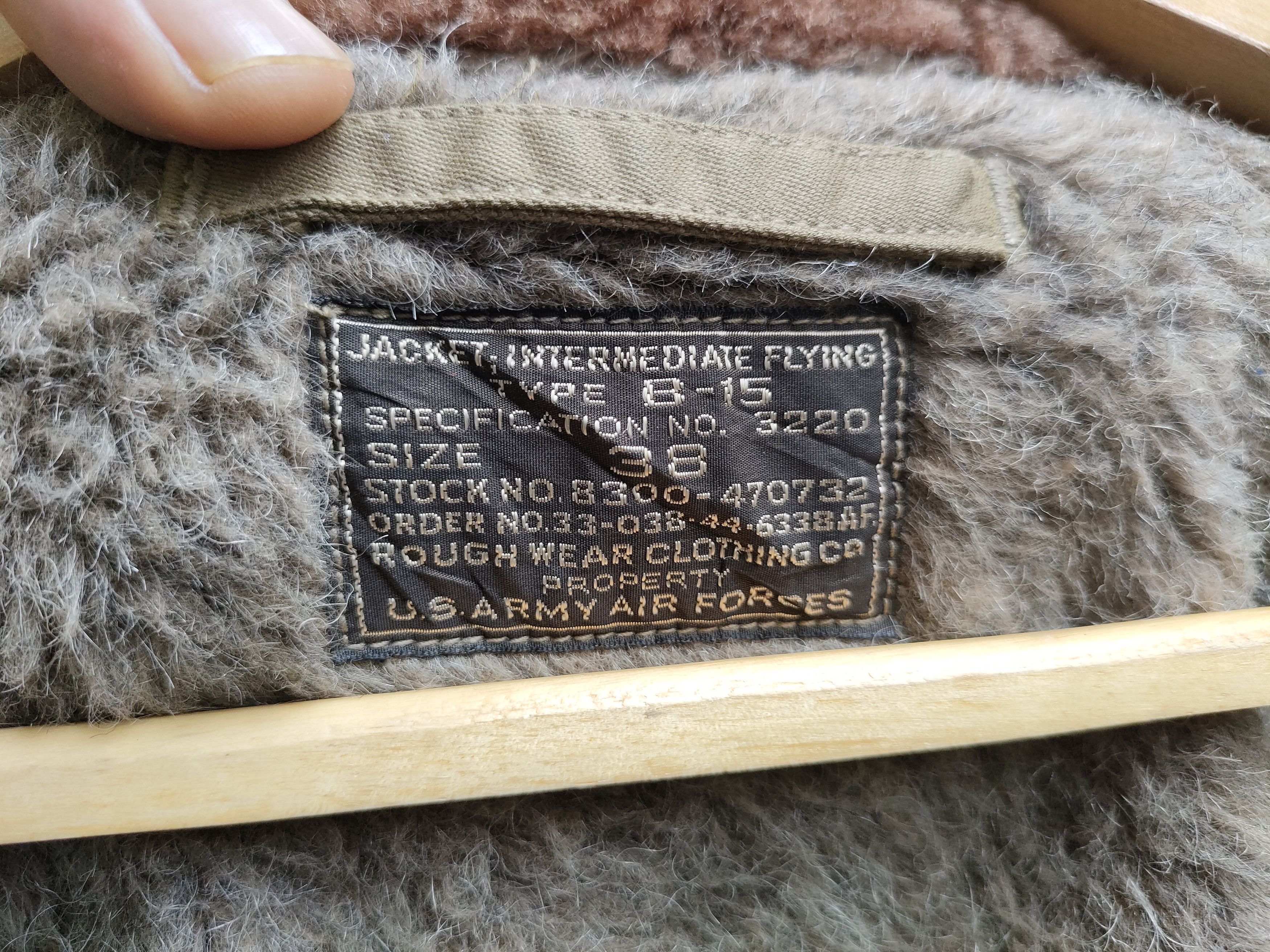 Buzz Rickson's Fit S to M, Buzzrickson's B-15 Rough Wear Clothing Jacket Size US M / EU 48-50 / 2 - 14 Thumbnail