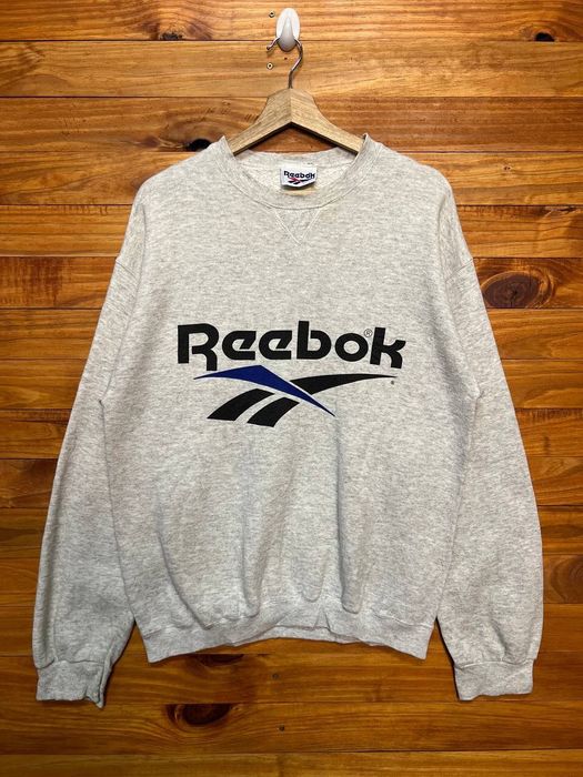 Vintage VINTAGE REEBOK SPELLOUT SWEATSHIRT Grailed