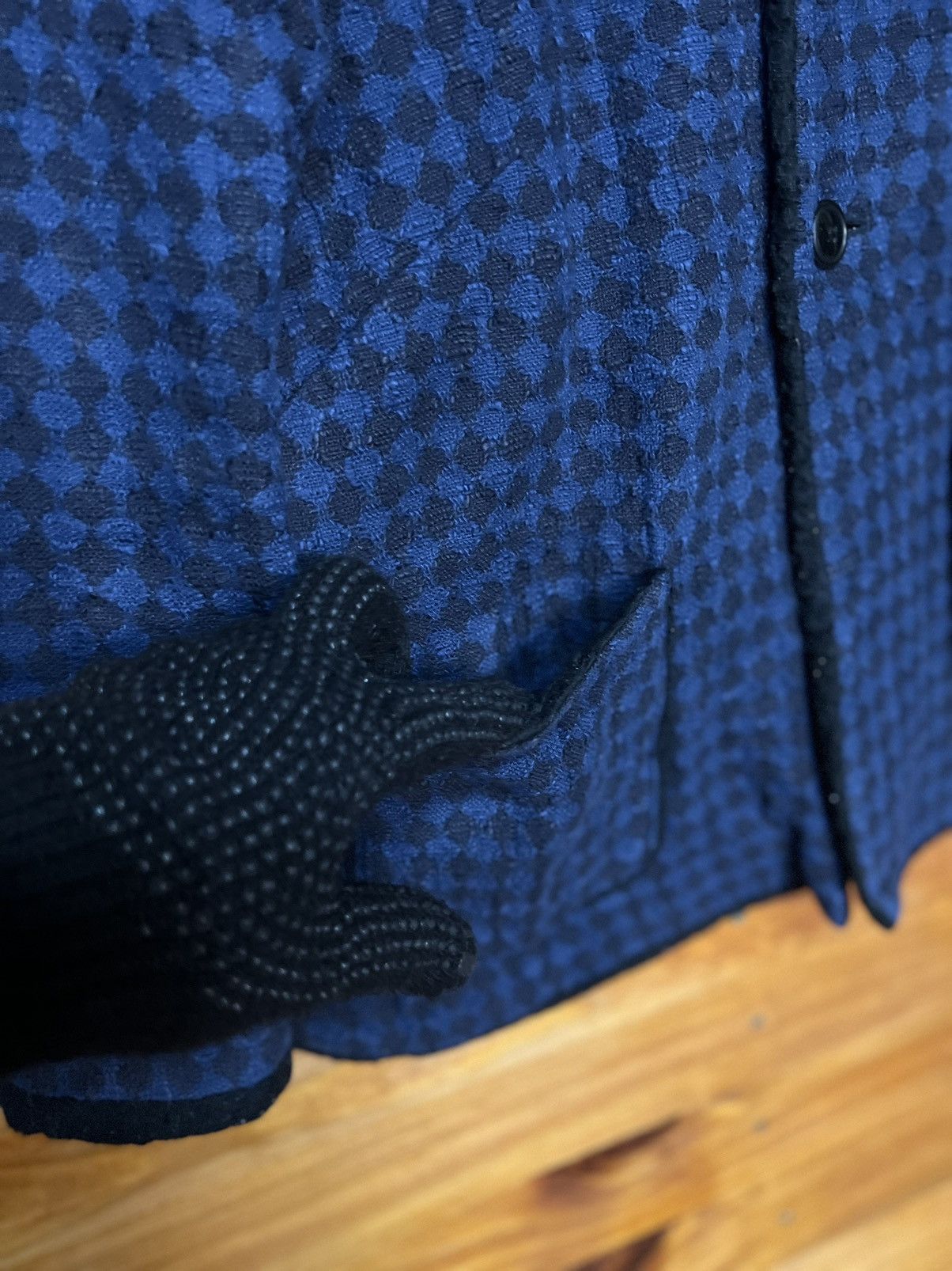 Blue Blue Japan × Indigo ARCHIVE🔥BLU BLUE JAPAN ARIGATO JACKET Size M / US 6-8 / IT 42-44 - 6 Thumbnail