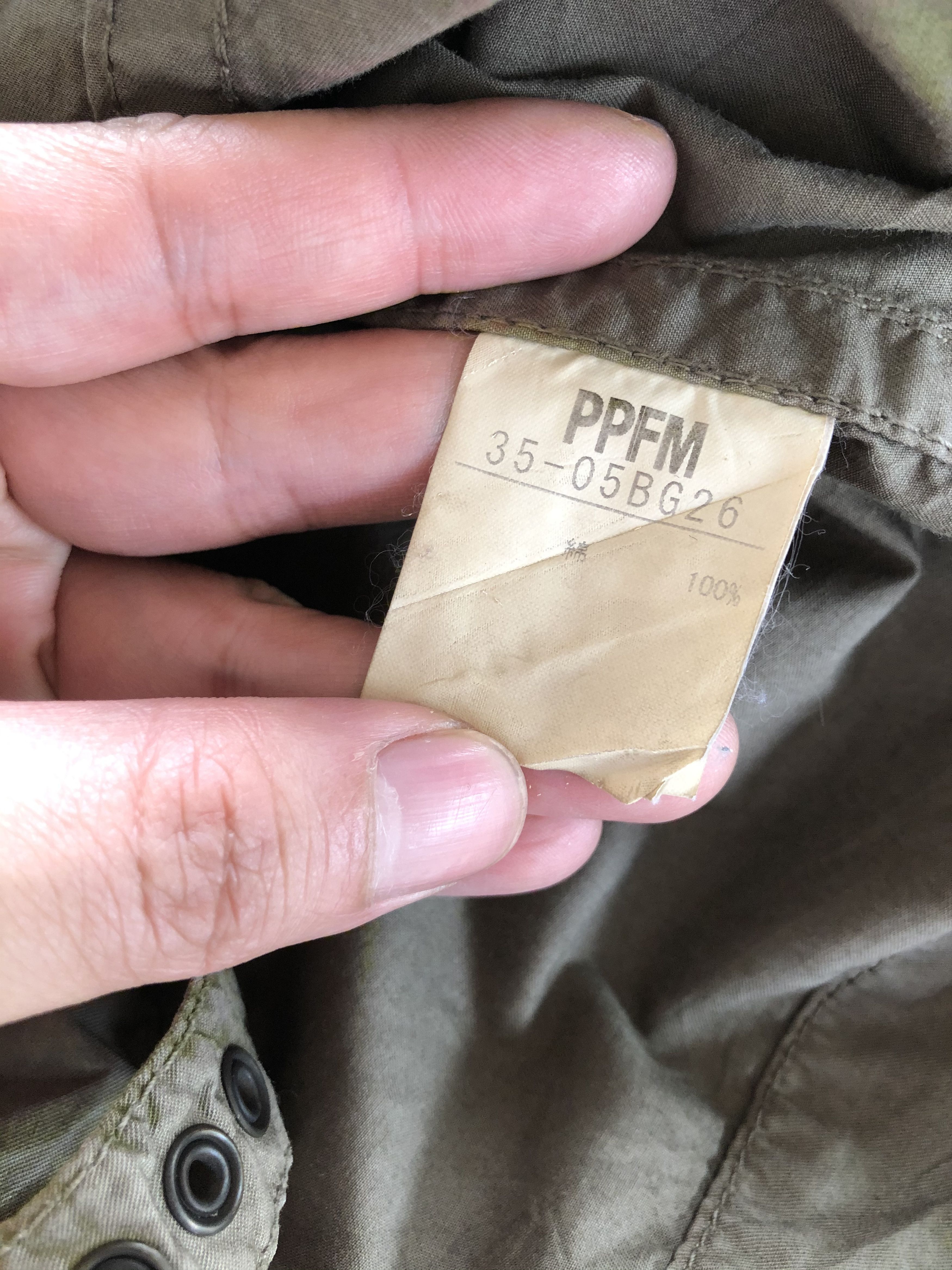 Japanese Brand VINTAGE PPFM TACTICAL MILITARY JACKET Size US S / EU 44-46 / 1 - 14 Thumbnail